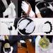 Paxcoo 20 Pairs White Cotton Gloves for Dry Hands, Eczema, Cosmetic Moisturizing - Medium Size - Buy Online on SooperMarket.com