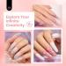 Beetles Dip Powder Nail Starter Kit - 7 Colors (Nude Pink Brown White) | DIY Dipping Powder Set with Complete Accessories - Buy Online on SooperMarket.com