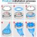 Nizirioo 9-Piece Diaper Pail Filling Film - 4.5m Refill Bags | Compatible with Diaper Lizard | Odor-Tight & International Shipping - Buy Online on SooperMarket.com