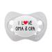 Limited Edition Nip Pacifier Set for Dads Grandmas & Grandpas - 2 Silicone Pacifiers with Protective Cap Size 1 - Ideal for International Shipping - Buy Online on SooperMarket.com