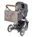 L SSIG Eco-Friendly Baby Changing Bag with Mat & Stroller Attachment - GRE Tote Up Bag in Taupe | Shop Sustainable Baby Gear - Buy Online on SooperMarket.com