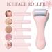 Pink Stainless Steel Ice Roller Set for Face and Eye | Skin Care for Puffiness, Migraine Pain Relief, Dark Circles | 2-Piece Facial Roller Kit - Buy Online on SooperMarket.com