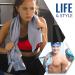 VENTURE 4TH Quick Dry Travel Towel | Fast Drying Microfiber | Essential for Camping, Yoga, Gym | 3 Compact Sizes | Gray Blue | Large 31.5 x 60 - Buy Online on SooperMarket.com