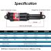 JFOYH Air Shock Absorber for MTB/E-Bike/Scooters - Adjustable Damping Rear Shocks | 150mm Eye to Eye Length | 35mm Travel - Buy Online on SooperMarket.com