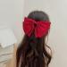 Hair Bow Large Red Hair Bow Hair Clip Hair Bows Bows for Hair Hair Bows for Women Black Bows Hair Ribbons Bow Hair Barrettes French Barrette Hairpin Hair Accessories for Thick Curly Hair - Buy Online on SooperMarket.com