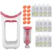 Highly Durable Baby Food Masher - Easy to Clean Blender for Home, School, and Camping (Red) - Buy Online on SooperMarket.com