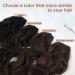 KooKaStyle Invisible Wire Hair Extensions - Long Wavy Secret Hairpiece | Adjustable Size, 4 Secure Clips, 24 Inch, Black - Buy Online on SooperMarket.com