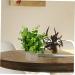 Cabilock 1pc Simulated Potted Plant Green Plants Plastic Rosemary As Shown 22x8cm - Buy Online on SooperMarket.com