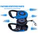 Pets Playground Retractable Dog Lead | Glow in the Dark Reflective Puppy Leash | Long Strong Heavy Duty Blue Lead - 5M - Buy Online on SooperMarket.com