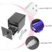 FRCOLOR Nail Polish Storage Nail Art Stand Nail Bit Usb Holder Tool Stand Nail Stuff Organizer Para Guardar Nail Grinding Bits Container Monitor Electric Nail Acrylic 12x8.5cm Black - Buy Online on SooperMarket.com