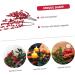 ABOOFAN 15 Pcs Simulation Red Berry Artificial Berries Stems Household Decor Home Decor Artifical Flower Arrangement Faux Berry Stems Plant Vase Fake Berry Stem Christmas Red Berries Iron - Buy Online on SooperMarket.com