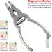 Toenail Clippers for Thick Ingrown Nails - Heavy Duty Surgical Stainless Steel Cutter for Men & Seniors | Krisp Beauty - Buy Online on SooperMarket.com