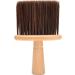 Large Barber Hair Cutting Brush with Wooden Handle Barber Face Brush for Face Neck Duster Hair Cutting Accessories (Brown) - Buy Online on SooperMarket.com