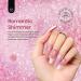 Beetles 6pcs Jelly Glitter Gel Polish Set - Nude Pink Manicure, Soak Off UV LED Cured Shimmer Colors - DIY Nail Art Salon Quality - Buy Online on SooperMarket.com