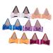 6 Pairs Hair Barrettes Hair Pin Hair Clips for Glitter Bowknot Hairpin Kawaii Hair Clips Cute Hair Supplies Hair Bows Clips Cat Ears Hairpins Barrettes for Fabric ORFOFE