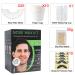 Nose Wax Kit for Men & Women - Hair Removal for Nose & Ear - 50g Wax Beads, 20 Applicators, 10 Paper Cups, 10 Mustache Guards - Buy Online on SooperMarket.com