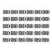 30pcs hair bears pearls braid pearls nordic Vikings pearls hair hose pearl retro alloy hair dreadlocks pearls for diy hair braid bracelet trailer necklace (silver)