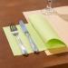 Le Napage Anise Green 40 Napkins - Tex Touch 38x38 cm FSC Cellulose Wadding - Eco-Friendly Tableware - Buy Online on SooperMarket.com