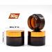 Inheming 6 x 30ml Amber Glass Cream Jars - Empty Cosmetic Containers with Lids for Ointments & Creams - Ideal for International Shipping - Buy Online on SooperMarket.com