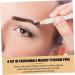 CANIGHT 4pcs Four Forked Eyebrow Pencil Cosmetic Four-head Eyebrow Pens Eye Makeup Pencil Eyebrow Filler Abs - Buy Online on SooperMarket.com