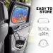 iZoeL Car Sun Shade for Kids 2pcs | Self-adhesive Side Window & Rear Sunshades Universal with 8 Suction Cups | Sun Glare and UV Rays Protection | Blue Ocean Design - Buy Online on SooperMarket.com