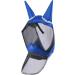Harrison Howard Pro Luminous Horse Fly Mask Long Nose with Ears - UV Protection, Signature Blue, Size Cob (Medium) - Buy Online on SooperMarket.com