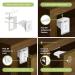 Child Safety Cupboard Locks Magnetic - 8 Locks + 2 Keys - Adhesive Baby Proofing for Cabinets/Drawers - No Tools/Screws Needed - Buy Online on SooperMarket.com