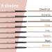 Brow Microfilling Eyebrow Pencil - Waterproof Brow Definer for Natural Fluffy Brows - Long Lasting Brunette Shade by YES.EYE DO - Buy Online on SooperMarket.com