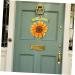 Zerodeko Fall Decor Home D cor Pendant Iron Welcome Card Sunflower 3d Front Door Wreath Sunflower Door Plaque - Buy Online on SooperMarket.com
