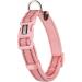 YUDOTE Dog Collar Medium Strong Reflective Nylon Webbing with Soft Comfy Neoprene Padded Linning for Medium Dogs Daily Use Pink M (Pack of 1) Pink - Buy Online on SooperMarket.com