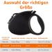 Amazon Basics Retractable Dog Leash - Medium Black | Durable & Comfortable | International Shipping Available - Buy Online on SooperMarket.com