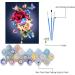 Flower Paint by Numbers Kit - Butterfly Adult DIY Oil Painting 12X16 Inch - for Adults & Kids Beginners - Pink - Buy Online on SooperMarket.com