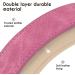 Beirui Soft Padded Leather Dog Collar - Comfortable & Durable for All Dog Sizes - Pink 28-38cm Quality Alloy Fittings - Buy Online on SooperMarket.com