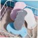 Belliffy 4pcs Bath Sponge Body Scrubber for Kids - Exfoliating Spa Shower Tool for Infants - PVA Soft Material - Buy Online on SooperMarket.com