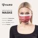 50x Medical Face Masks - Made in Germany CE Certified Type IIR 99.78% BFE One-Way Protection Adult Size Red - Buy Online on SooperMarket.com