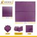 HEKU 100 Purple 3-Layer Napkins - 33x33cm | 5-Pack | Stylish & Highly Absorbent | Perfect for Events & Gastronomy | International Shipping Available - Buy Online on SooperMarket.com