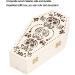 Decorative Wooden Coffin Pet Burial Coffin Small Unique 2Pcs Creative for Halloween Party Decor for Hamsters for Small Pets for Coffin Box (Skull) - Buy Online on SooperMarket.com