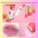 Tongyend Lip Balm Strawberry Tinted Lip Balm Color Changing Lipstick Lip Oil Lipgloss Lip Tint Lipsticks For Women Long Lasting Moisturizing Waterproof Lip Glossier Lip Care - Buy Online on SooperMarket.com