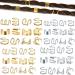 48Pcs Gold Silver Hair Braids Dreadlock Beads Cuffs Clips for Women Men - Non-Piercing Ear Beard Hair Accessories - Buy Online on SooperMarket.com