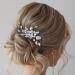Easedaily Silver Crystal Bridal Hair Comb - Opal Wedding Hair Piece for Women and Bridesmaids - Buy Online on SooperMarket.com