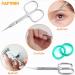 Cuticle Scissors Curved Multipurpose Little Beauty Nail Scissors Manicure Pedicure Eyebrows Eyelash Nose Beard Mustache Hair Trimming Grooming Shears for Men Women (Silver 4.5 Inch) 4.5 Inch Silver - Buy Online on SooperMarket.com