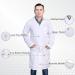DR Instruments Unisex Lab Coat | 60% Cotton 40% Polyester | Sanforized | White | L - Buy Online on SooperMarket.com