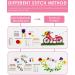 TINDTOP Embroidery Kit for Beginners - 4 Pack Cross Stitch Practice Kits with Threads, Hoops & Cloth - Learn Hand Stitch Technique with Embroidery Skills - Ideal for Craft Lovers - Buy Online on SooperMarket.com