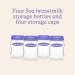 Lansinoh Breastmilk Storage Breast Pump Bottles 4 Count - Buy Online on SooperMarket.com