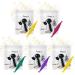 Annhua 500pcs Dental Orthodontic Elastics Rubber Bands with 5 Pcs Placers Penguin 5/16" 4.5OZ Orthodontic Braces Rubber Bands for Crooked Teeth Braces Teeth Gap etc Penguin 4.5oz 5/16"