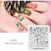 Alexnailart Nail Stamping Plate Christmas Halloween (CHRISTMAS 019) - Manicure Templates for Festive Nail Art - Buy Online on SooperMarket.com