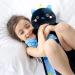 Mewaii 36in Long Cat Plush Pillow - Soft Stuffed Animal Toy for Kids (Black) - Blue Star Cat Design - Buy Online on SooperMarket.com