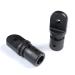 Mxeol Bimini Top Fittings Eye End Caps External Black Nylon Pair