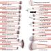 MAANGE 20Pcs Premium Synthetic Makeup Brush Set with Gift Box in Pink - Ideal for Foundation, Face Powder, Blush, and Concealers - Buy Online on SooperMarket.com