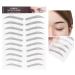6D Waterproof Eyebrow Transfer Stickers - Professional Eyebrow Makeup Tool for Women & Girls | Black (BLACK-07) - International Shipping Available - Buy Online on SooperMarket.com